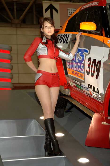 [RaceQueen紧身裤赛车